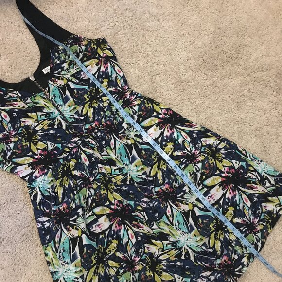 Faux Leather Braided Trim Summer Batik Print Inspired Dress - Picture 15 of 16